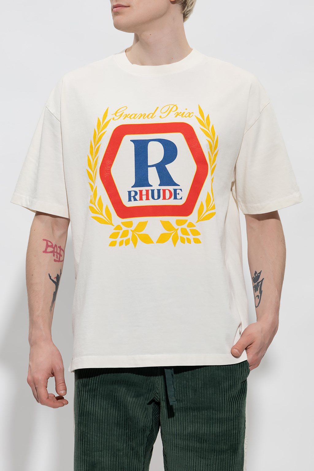 Rhude Grand Prix Crewneck shops Size Medium